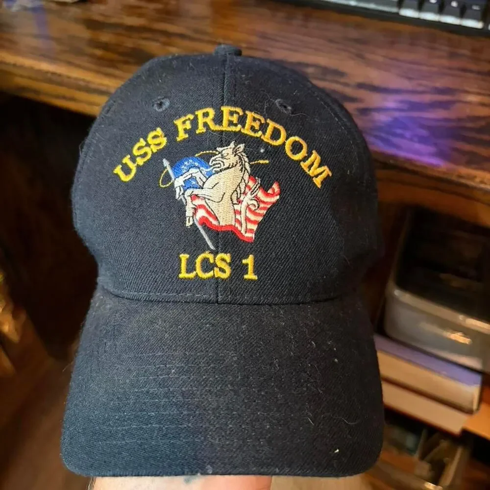 Unbranded Men's Black and Navy Hat